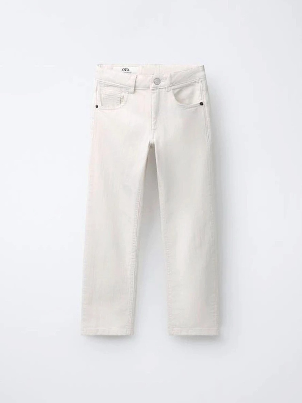 Zara Boys 5/6 White Jeans